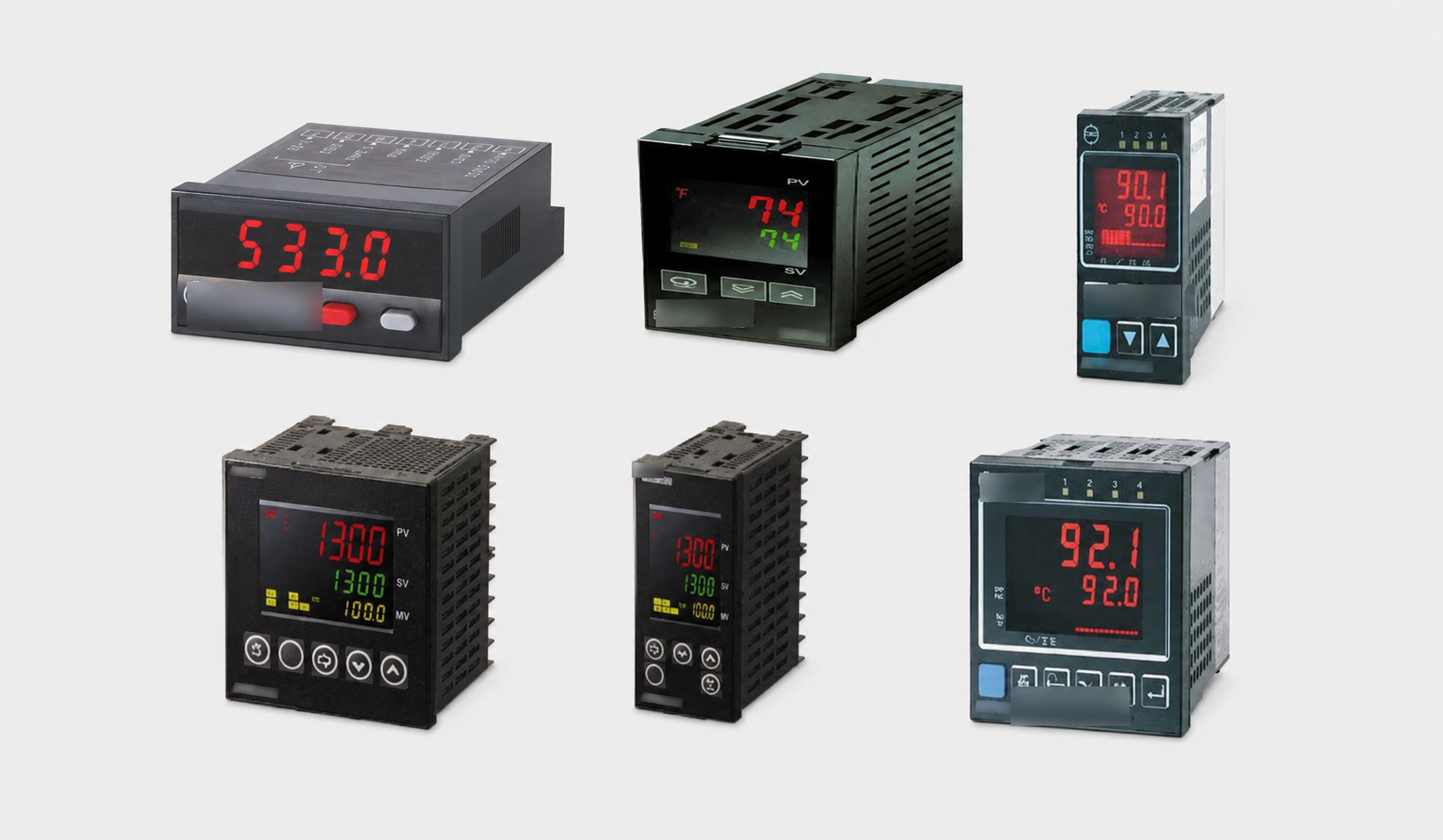 Pressure and temperature controllers